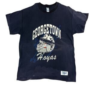 Vintage Georgetown Hoyas Basketball Single Stitch Shirt Size Men's Size 2XL